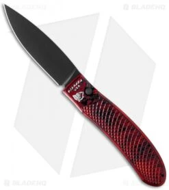 Piranha Toxin Automatic Knife Red (3.75" Black)
