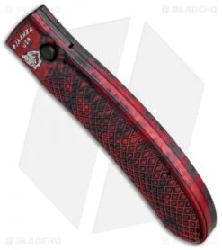 Piranha Toxin Automatic Knife Red (3.75" Black) -Adventure Knife Shop piranha toxin red tactical ser bottom cm 1