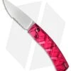 Piranha X Automatic Knife Pink (3.3" Mirror Serr)