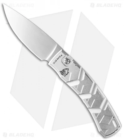 Piranha X Automatic Knife Silver (3.3" Mirror) 1 Piranha X Automatic Knife Silver (3.3" Mirror)